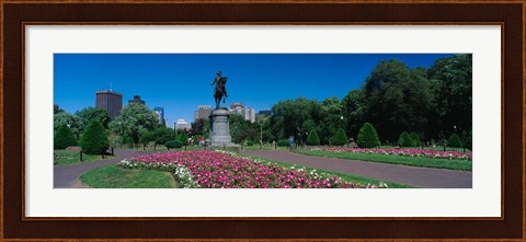 Framed Paul Revere Statue, Boston Public Garden, Massachusetts Print