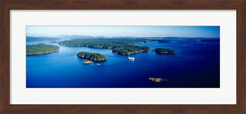 Framed San Juan Islands, Washington State Print