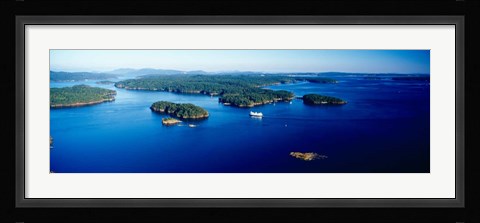 Framed San Juan Islands, Washington State Print