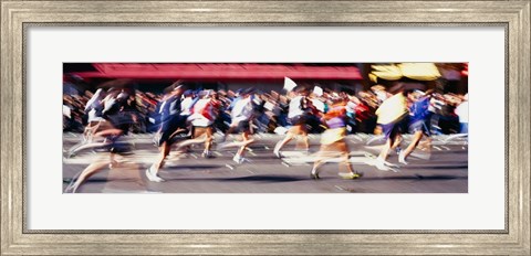 Framed Marathon, New York City Print