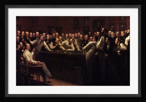 Framed Billiard Room Print
