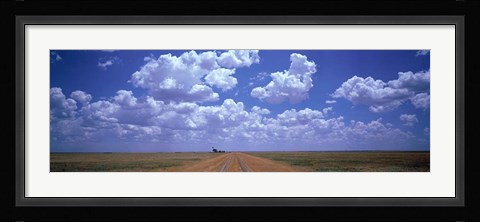 Framed Clouds Over Prairie, Amarillo, TX Print