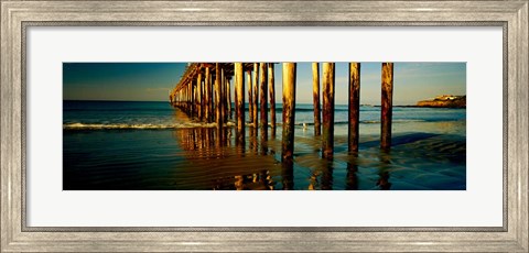 Framed Cayucos Pier, Cayucos, California Print