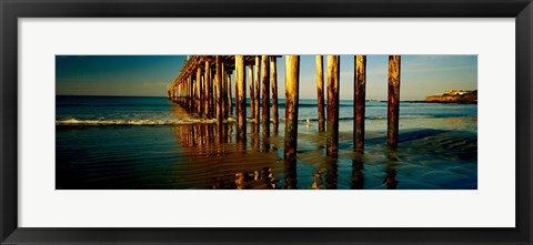 Framed Cayucos Pier, Cayucos, California Print