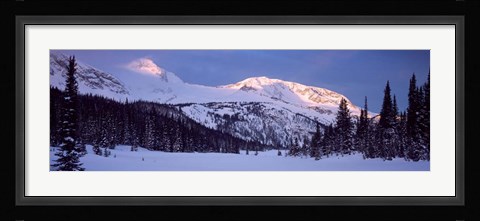 Framed Trophy Mountain, British Columbia, Canada Print