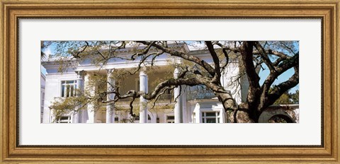 Framed Historic House, Charleston, South Carolina Print
