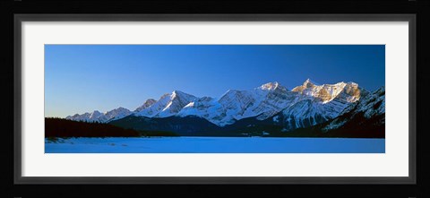 Framed Kananaskis Lake at Sunrise, Alberta, Canada Print