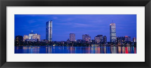 Framed Skyline, Boston, Massachusetts Print