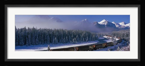 Framed Train Banff National Park, Alberta, Canada Print