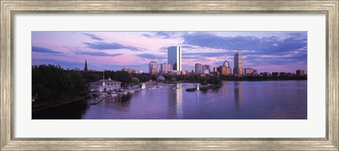 Framed Back Bay, Boston Print