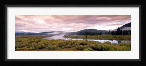 Framed Yellowstone Park, Snake River, Wyoming Print