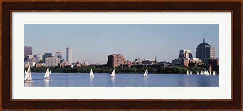 Framed Charles River Skyline, Boston, MA Print