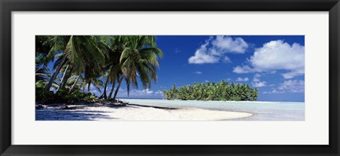 Framed Tuamotu Islands, French Polynesia Print