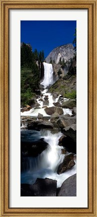 Framed Yosemite Park, Vernal Falls, California Print