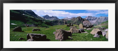 Framed Governor's Basin, Rocky Mountains, CO Print