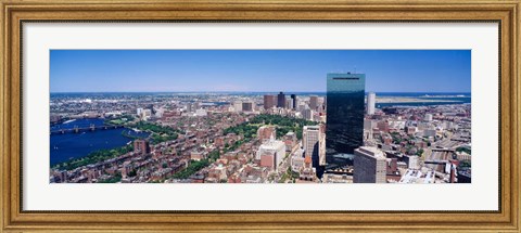 Framed Boston Buildings Print
