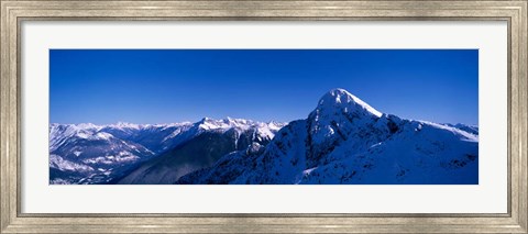 Framed Mount MacKenzie, British Columbia, Canada Print