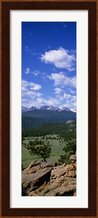 Framed Rocky Mt National Park, CO Print