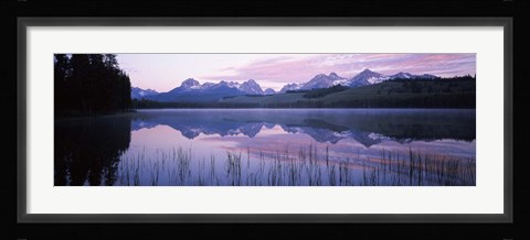 Framed Little Redfish Lake, Sawtooth National Recreation Area, Custer County, Idaho Print