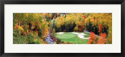 Framed New England Golf Course Print
