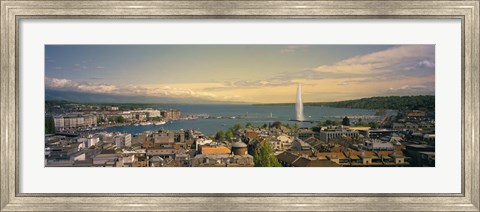 Framed Lake Geneva, Switzerland Print