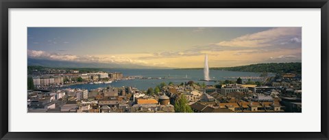 Framed Lake Geneva, Switzerland Print