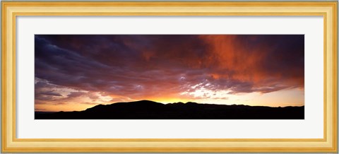 Framed Sierra Nevada Mountains, CA Print