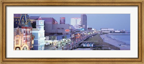 Framed Atlantic City, New Jersey Print