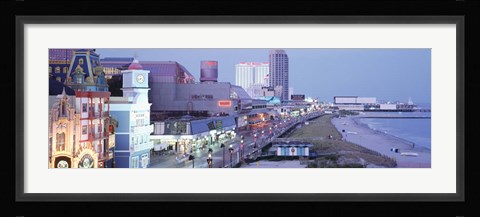 Framed Atlantic City, New Jersey Print