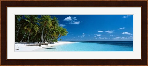 Framed Beach Maldives Print