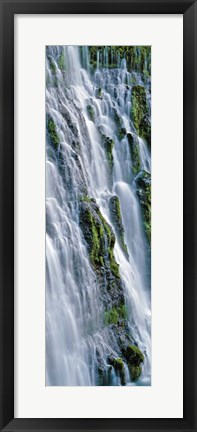 Framed Burney Falls, McArthur-Burney Falls Memorial State Park, California Print