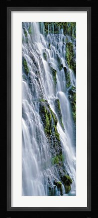Framed Burney Falls, McArthur-Burney Falls Memorial State Park, California Print