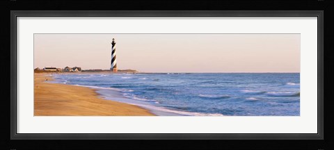 Framed Cape Hatteras Lighthouse, Hatteras Island, North Carolina Print