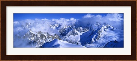 Framed Aiguille du Plan Alps, France Print