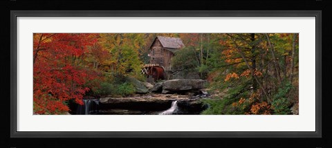 Framed Glade Creek Grist Mill, West Virginia Print