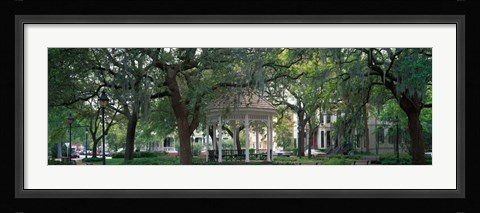 Framed Whitefield Square Historic District, Savannah, GA Print