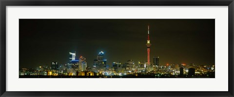 Framed Sky Tower, Auckland, New Zealand Print