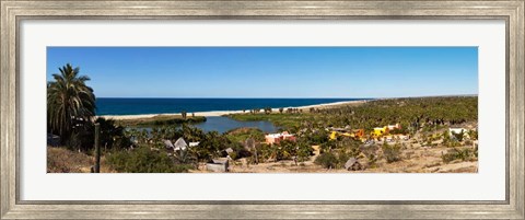 Framed Lagoon at Playa La Poza, Todos Santos, Baja California Sur, Mexico Print