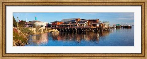 Framed Old Fisherman&#39;s Wharf, Monterey, California Print