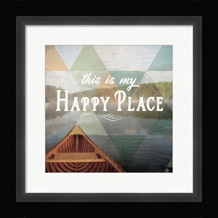 Framed Calm Waters I Print