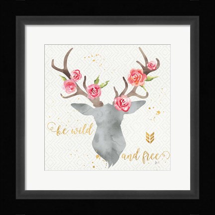 Framed Wild Bohemian I Print