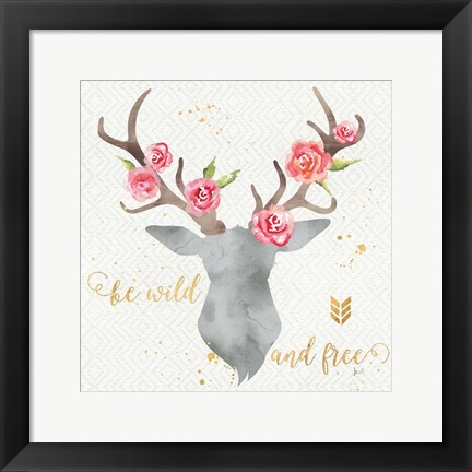 Framed Wild Bohemian I Print