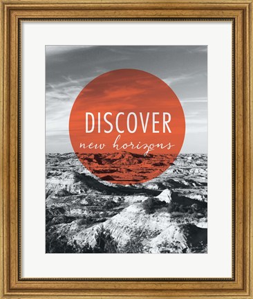 Framed Discover New Horizons Print