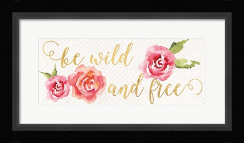 Framed Wild Bohemian V Print