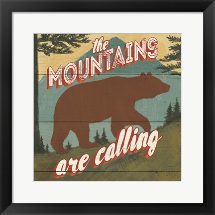 Framed Discover the Wild V Print