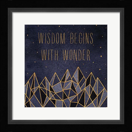 Framed Written in the Stars I Print