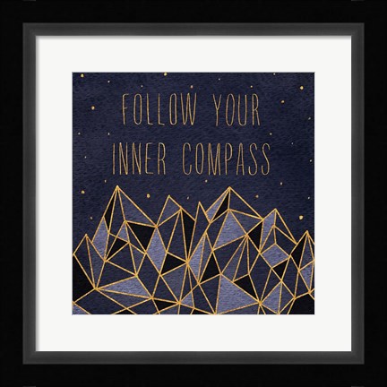 Framed Written in the Stars III Print