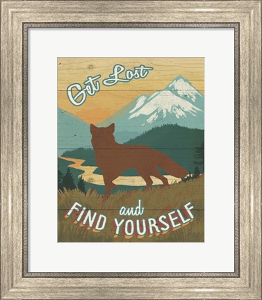 Framed Discover the Wild III Print