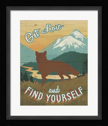 Framed Discover the Wild III Print
