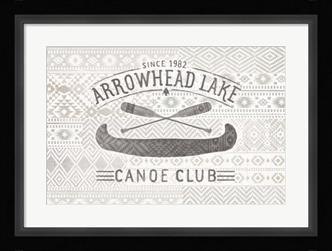 Framed Soft Lodge VII Print